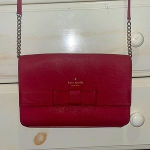 RED KATE SPADE PURSE